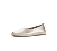 Slipper GABOR "Slipper Effektleder", Damen, Gr. 40, gold, Schuhe Slipper (42982811-40) gold