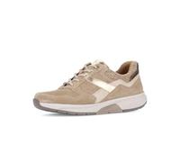 Keilsneaker ROLLINGSOFT, Damen, Gr. 37,5, sand kombiniert, Lederimitat, Veloursleder, Schuhe, Freizeitschuh, Halbschuh, Schnürer mit Kontrastbesätzen (70592362-37,5) sand kombiniert