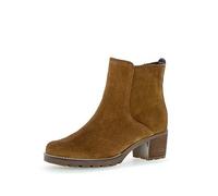 Gabor Damen Stiefeletten, Frauen Ankle Boots,COMFORT-Mehrweite,Reißverschluss,Übergrößen, reißverschluss weiblich,cognac (Flausch),37.5 EU / 4.5 UK