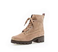 Gabor Damen Stiefeletten, Frauen Schnürstiefelette,BEST FITTING,Reißverschluss,OPTIFIT- Wechselfußbett, übergangsschuh women,desert,38 EU / 5 UK