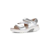 Gabor Damen Trekking Sandalen, Frauen Sandalen,Holly-Jolly,Nappa-Leder,Night-Blue,Off-White,Oliv,offen,Ultra-Light,Visone,Silber,41 EU / 7.5 UK