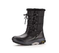 Gabor Damen Winterstiefel, Frauen Stiefel,Wechselfußbett,Warmfutter,uebergangsschuhe,Winterboots,schnürstiefel,schwarz (Webl.),40 EU / 6.5 UK