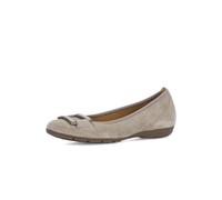 Gabor 74.166.12 grau - Ballerina - Halbschuhe - Slipper für Damen - Größe 40
