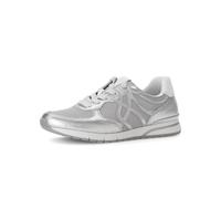 Gabor comfort SneakSilberWeissLedMesh für Damen, grau, Gr. 40 EU / 6,5 UK