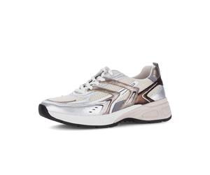 Gabor Damenschuhe Elegante Schnürer puder/silb/mutaro k. puder - Gr. - 7.5 UK