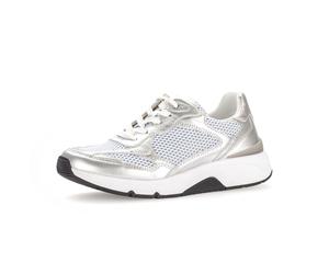 Gabor Damenschuhe Elegante Schnürer silber/weiss silber/weiss - Gr. - 3.5 UK