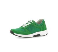 Gabor Damen Sneaker RollingSoft Low-Top Chunky mit Strass Grün 39 EU