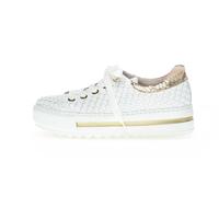 Gabor Damenschuhe Elegante Schnürer weiss/beige (gold) weiss/beige (gold) - Gr. - 9 UK