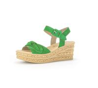 Keilsandalette GABOR Gr. 40, grün Damen Schuhe Sandaletten (18238730-40)