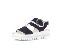 Plateausandaletten GABOR "Plateau Sandale", Damen, Gr. 42,5, blau, Schuhe (64927134-42,5) blau
