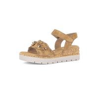 Plateausandaletten GABOR "Plateau Sandale", Damen, Gr. 37, braun, Schuhe (97387448-37) braun