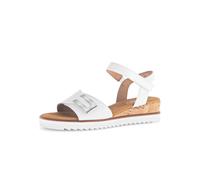 Gabor Damen Riemchensandalen 17-018-5-31-04 Leder Weiß Comfort Größe 41 EU / 7,5 UK