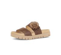 Pantolette GABOR "Gabor Pantoletten Leder", Damen, Gr. 42, cacao, Leder, Schuhe Pantolette (74455754-42) cacao