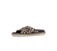 Pantolette GABOR, Herren, Gr. 40, leo, Ziegenveloursleder, Schuhe Pantolette, Plateau, Sommerschuh, Schlupfschuh in modischer Optik (36366966-40) leo