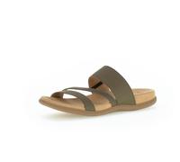 Gabor Damenschuhe Klassische Pantoletten oliv oliv - Gr. - 36