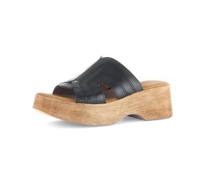 Gabor Damenschuhe Klassische Pantoletten schwarz schwarz - Gr. - 4.5 UK