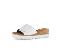 Gabor Damenschuhe Klassische Pantoletten weiss weiss - Gr. - 6.5 UK