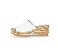 Gabor Damenschuhe Klassische Pantoletten weiss weiss - Gr. - 8.5 UK
