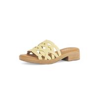 Pantolette GABOR "Pantolette", Damen, Gr. 38,5, gelb, Schuhe Pantolette (82806854-38,5) gelb