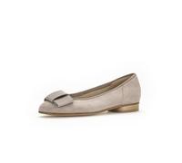 Gabor Damen Klassische Ballerinas, Frauen Flats,Pumps,Halbschuhe,Sommerschuhe,Slipper,Ausgehschuhe,Abendschuhe,Slip-ons,leinen,37 EU / 4 UK