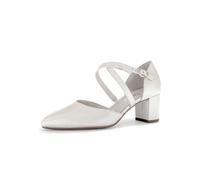 Gabor Damen Pumps Klassisch, komfortabler Gesundheitsschuh aus Kunststoff, Off-White, Gr. 38 / UK 5