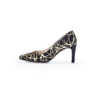 Gabor Damenschuhe Klassische Pumps schwarz/gold schwarz/gold - Gr. - 38.5 EU | 5.5 UK