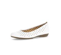 Gabor Ballerinas weiß gelocht 84.169.21 - Größe 39