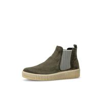 Gabor Damen Plateaustiefelette 73.731 Veloursleder/Textil dunkelgrün Größe 42