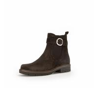Gabor Damen Chelsea Boots, Frauen Stiefeletten,Wechselfußbett,Best Fitting,Bootee,Booties,halbstiefel,ENGL.Brown/Gold,38 EU / 5 UK