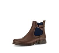 Gabor Damen Chelsea Boots, Frauen Stiefeletten,Best Fitting,Schlupfstiefel,flach,Stiefel,Bootee,Booties,Sattel (Eff)(Blue),38.5 EU / 5.5 UK