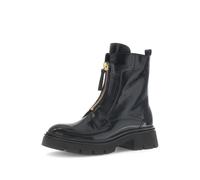 Biker Boots Lackleder schwarz schwarz, 38 EU | 5 UK