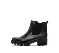 Chelseaboots GABOR Gr. 38,5, schwarz Damen Schuhe Plateaustiefeletten mit angesagter Profilsohle Bestseller (32204168-38,5)