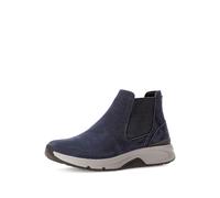 Gabor Damen Chelsea Boots, Frauen Stiefeletten,Schlupfstiefel,flach,Stiefel,Bootee,Booties,halbstiefel,Kurzstiefel,Blue (Micro),40.5 EU / 7 UK