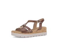 Gabor Damen Plateausandalen, Frauen Sandalen,senk-spreizfuss,Women's,Woman,Sommerschuhe,Freizeitschuhe,offene Schuhe,Camel (Gold),38.5 EU / 5.5 UK