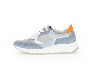 Gabor Damenschuhe Komfortschuhe cielo/grau/orange grau/orange - Gr. - 4.5 UK