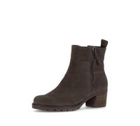Gabor Damen Schnürstiefeletten, Frauen Stiefeletten,uebergangsschuhe,uebergangsstiefel,reißverschluss,Boots,ENGL.Brown (Micro),40.5 EU / 7 UK