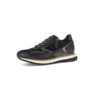 Gabor comfort Sneaker Schuhe schwarz grau met. H-Weite 76.378.37 für Damen, schwarz, Größe 42 EU / 8 UK