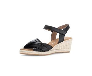 Gabor Damenschuhe Komfortschuhe schwarz (Jute) schwarz (Jute) - Gr. - 4 UK