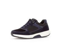 Gabor Damen Low-Top Sneaker, Frauen Halbschuhe,Freizeitschuhe,Turnschuhe,Laufschuhe,schnürschuhe,schnürer,schwarz/Ocean,38.5 EU / 5.5 UK