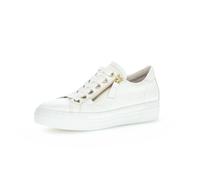 Gabor Damenschuhe Elegante Schnürer weiss/platino(gold) weiss/platino(gold) - Gr. - 8 UK