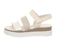 Gabor Damenschuhe Riemchensandalen leinen/panna leinen/panna - Gr. - 38.5 EU | 5.5 UK