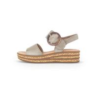 Gabor Damenschuhe Riemchensandalen schilf - Gr. - 6.5 UK