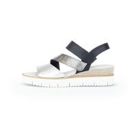 Gabor Damenschuhe Riemchensandalen silber/stone/schw. silber/stone - Gr. - 5.5 UK