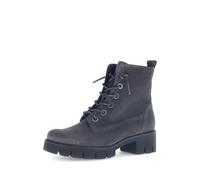Gabor Stiefelette grau Velour Strass-Senkel 71.711.39 - Größe 42