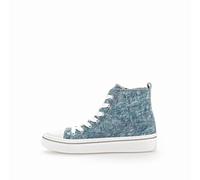 Gabor Damenschuhe Schnürstiefel denim/weiß (ice) denim/weiß (ice) - Gr. - 39