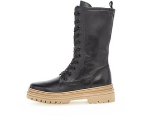 Gabor Damenschuhe Schnürstiefel schwarz(caramel) schwarz(caramel) - Gr. - 7.5 UK