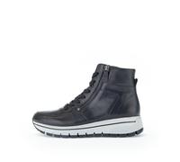 Gabor Damenschuhe Schnürstiefel schwarz (grey) schwarz (grey) - Gr. - 9.5 UK