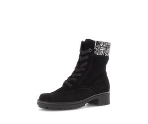Gabor Damenschuhe Schnürstiefel schwarz/weiss schwarz/weiss - Gr. - 6 UK