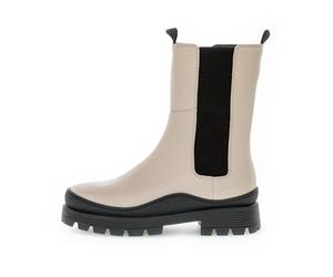 Gabor Damenschuhe Schnürstiefeletten beige/schw.(Micro) beige - Gr. - 7.5 UK