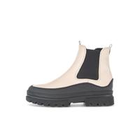 Gabor Damenschuhe Schnürstiefeletten beige/schw.(Micro) beige - Gr. - 7 UK